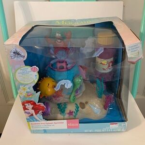 NIB Disney Little Mermaid Bubbles & Splash Sprinkler